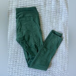 Pact forest green leggings